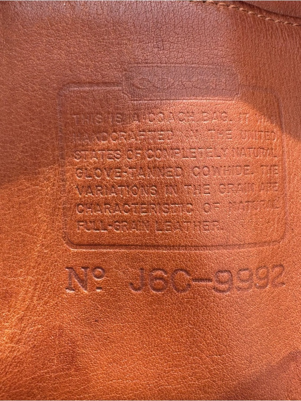 Coach Vintage Top Handle Sling Bucket Backpack Style 9992 - Authenticated - Picture 10 of 11